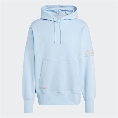 Adidas Adicolor Neuclassics Hoodie Blue Adidas Qa