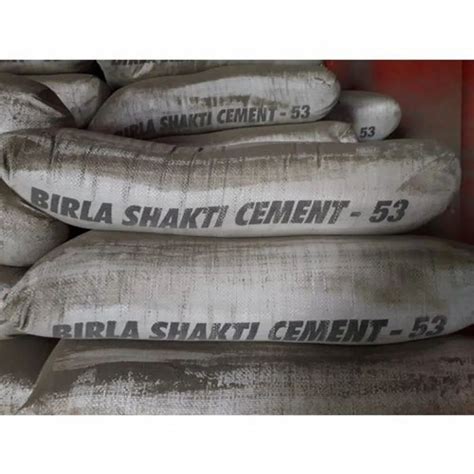 Birla Shakti 53 Grade OPC Cement At Rs 440 Bag Birla Shakti Cement In