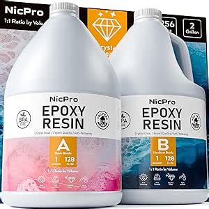 Amazon Nicpro Gallon Crystal Clear Epoxy Resin Kit Not