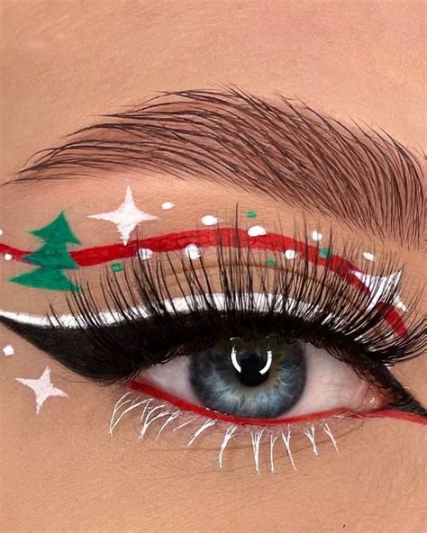 45 Fun Christmas Eyeshadow Looks For A Joyful Vibe Christmas Eye