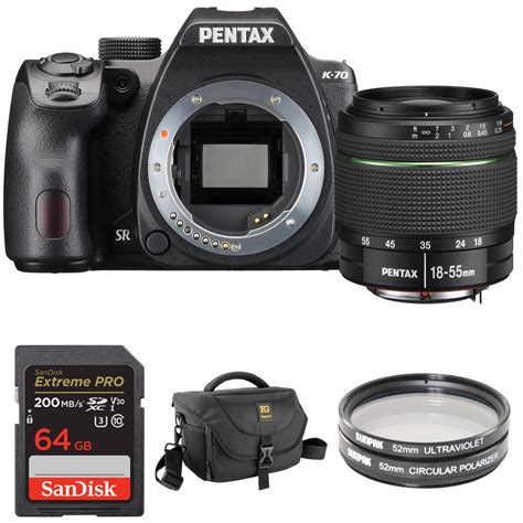 Pentax K Dslr Camera With Mm Lens And Accessory Kit