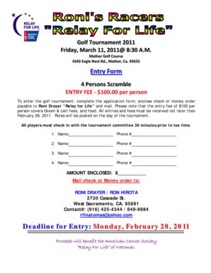 Fillable Online Relay Acsevents Entryform Personbestball Doc Relay