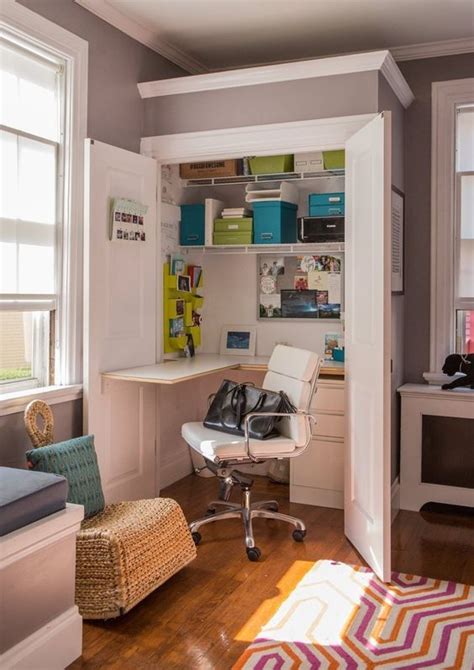 Tips And Ideas For Creating A Cloffice Closet Office