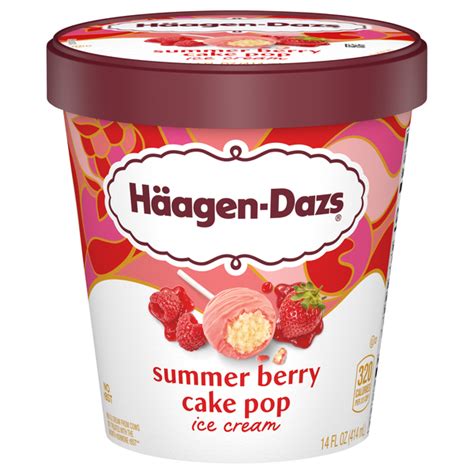 Save On Haagen Dazs Summer Berry Cake Pop Ice Cream Order Online