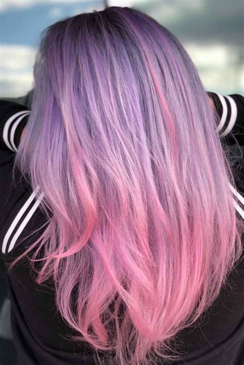 Purple And Pink Pastel Hair