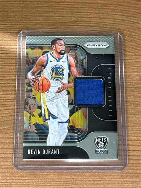 Prizm Kevin Durant Sensational Swatch Jersey Patch Game Worn