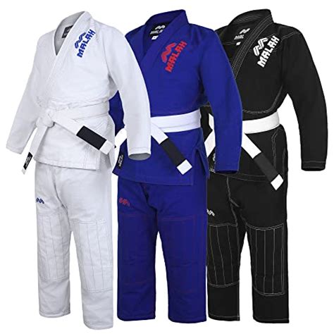 Malah Kimono de jiu jitsu brésilien léger pour adulte avec ceinture