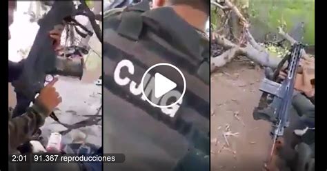 Video Sicarios Del Cjng Hacen Correr A Los Viagras Y Aseguran Su