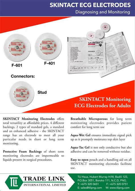 Skintact Ecg Electrodes Trade Link International Ltd