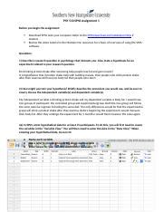 PSY 510 SPSS Assignment 1 Docx PSY 510 SPSS Assignment 1 Before You