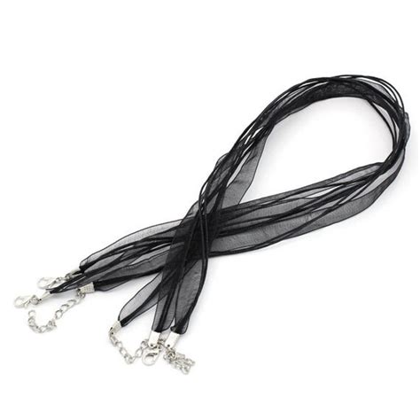 50pcs Black Cord Necklace String Wax Cord Necklace