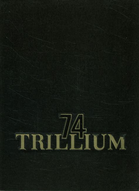 1974 Yearbook From Trumbull High School From Trumbull Connecticut