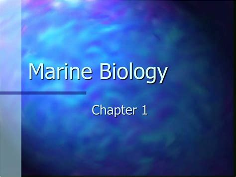 Ppt Marine Biology Powerpoint Presentation Free Download Id6145028