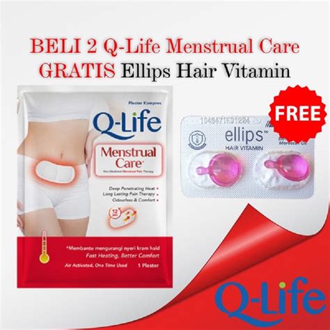 Jual Q Life Menstrual Care Plester 1 Pcs KI Shopee Indonesia