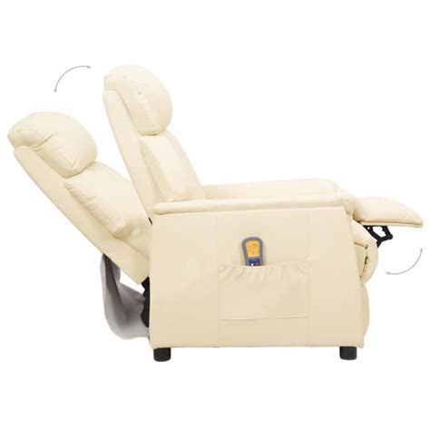 FHE Fauteuils électriques Fauteuil de massage inclinable Crème