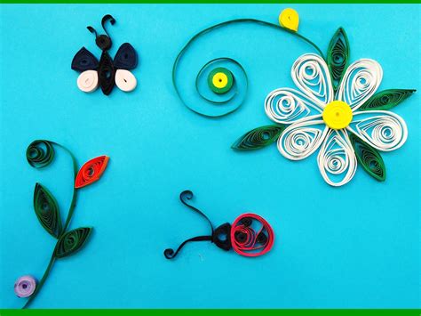 Tarjeta Con Papel Filigrana Quilling