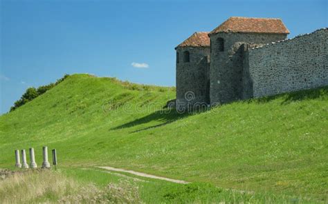 Roman fort stock photo. Image of castrum, roman, columns - 315243498