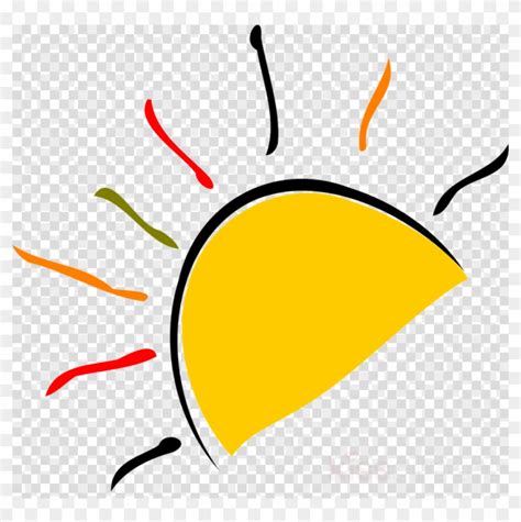 half sun - Clip Art Library