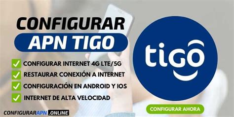 ᐅ APN Tigo Colombia Configurar Internet 4G y 5G