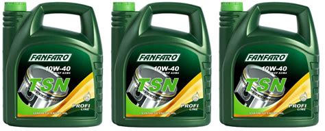 FANFARO TSN 10W40 A3 B4 HC Synthetic Engine Oil 505 00 229 1 EBay