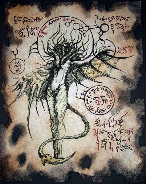 Necronomicon Lovecraft Art Lovecraftian Horror Lovecraftian