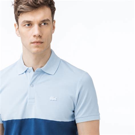 Lacoste Erkek Regular Fit Blok Desenli Mavi Polo 2 XS PH0901 Occasion