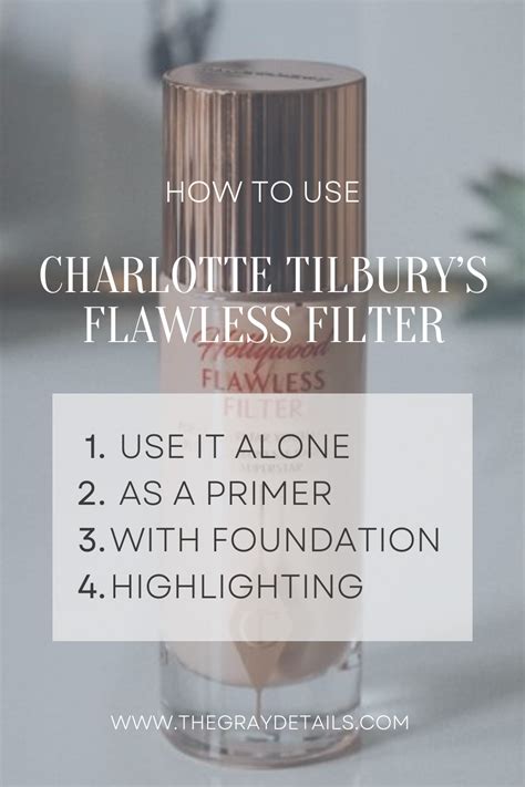 Charlotte Tilbury Flawless Filter Review - the gray details