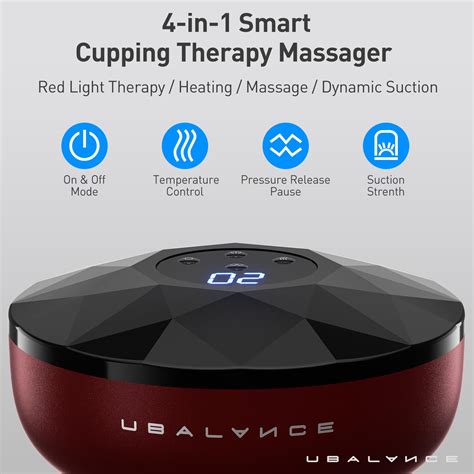 Cupping Therapy Set Smart Electric Cupping Massager 4 In 1 Red Light Scrapping