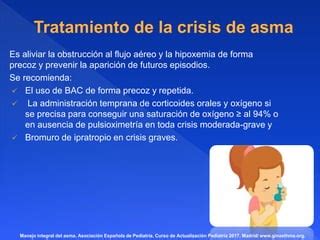 Asma Bronquial En Pediatria Jul Pptx