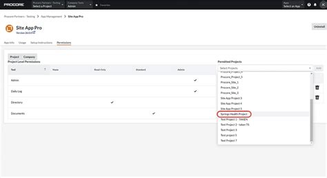 Integrating Procore With Site App Pro Site App Pro Knowledge Base