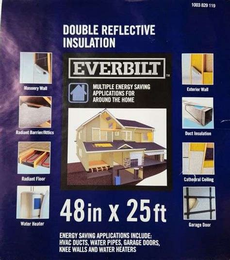 Everbilt 48 In X 25 Ft Double Reflective Insulation Metzger