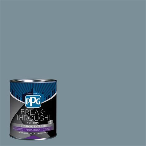 Break Through Qt Ppg Chalky Blue Satin Door Trim Cabinet