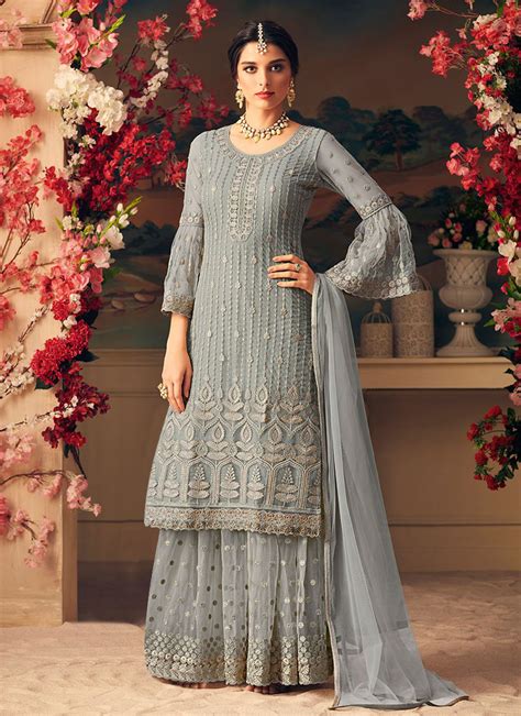 Buy Latest Stylish Palazzo Suit Design For Women