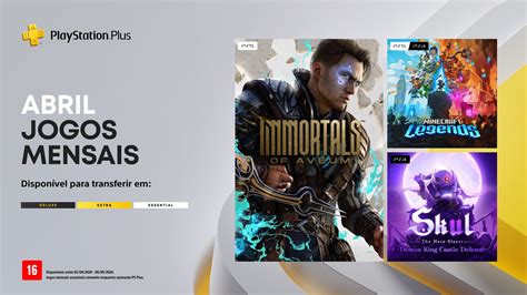 PS Plus Abril 2024 Sony revela os jogos grátis da PlayStation Plus