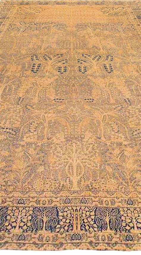 Authentic Th Century Persian Kirman Carpet Index Bb