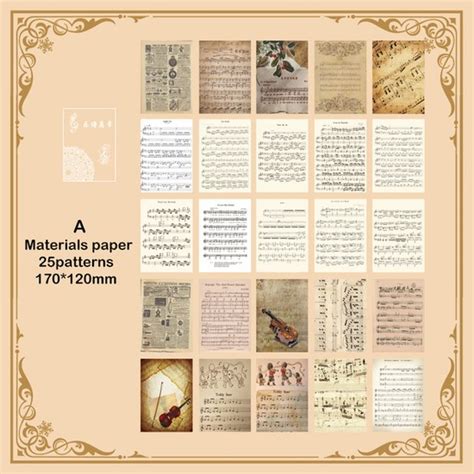 Luoxinguo Bir Journamm Adet Paket Vintage Scrapbooking Fiyat