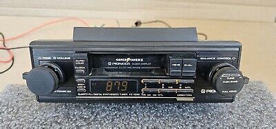 Vintage Pioneer Supertuner Ke Car Stereo Radio Am Fm Cassette Ebay