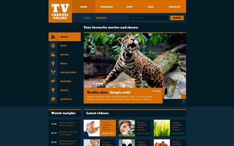 Tv-Channel Website Templates - 53 Best OTT, IPTV & TV Show Web Themes