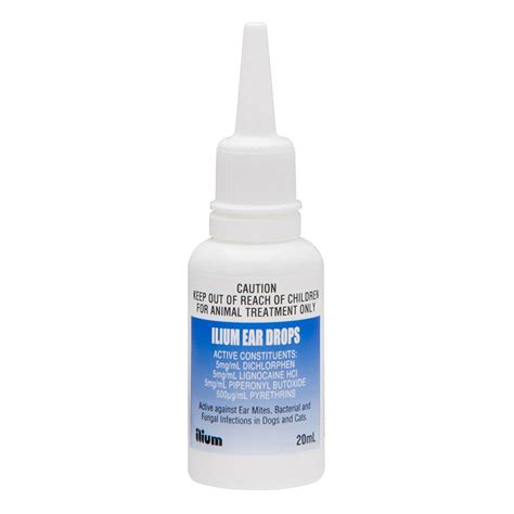 Ilium Ear Drops for Dogs - Effective Canine Ear Care | VetSupply