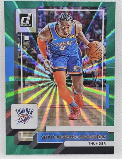 Panini Donruss Shai Gilgeous Alexander Laser Holo Vert