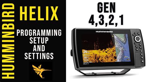 Humminbird Helix Gen Settings Setup Program Tutorial For