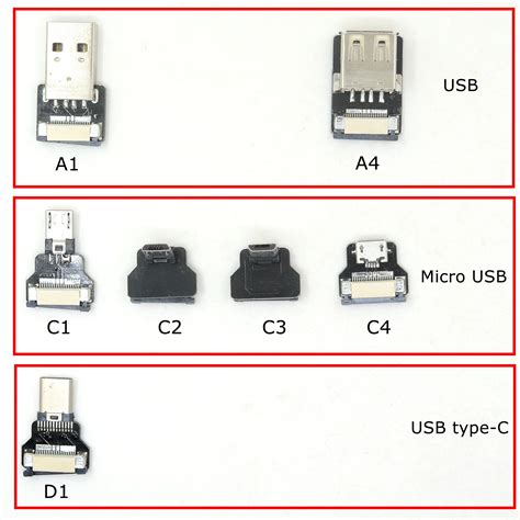 Ffc Micro Type C Usb Fpv Slim Thin Flat Soft Flexible Fpc Charge Av Output Otg Cable For Fpv