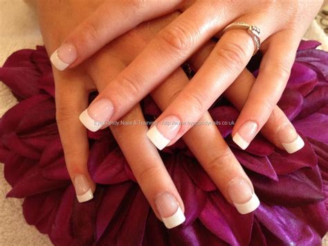 Eye Candy Nails And Training Full Set Of Acrylic With White Tips By