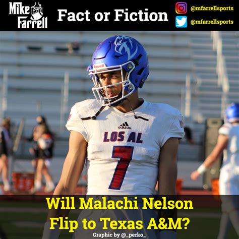 Fact Or Fiction Malachi Nelson Ou Florida Page Sep Sitename Mike Farrell Sports