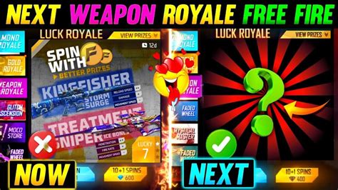 Next Weapon Royale Free Fire New Weapon Royale Free Fire Upcoming