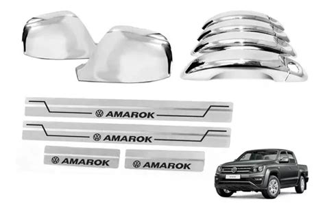 Cubre Manijas Cromadas Cachas Espejo Z Calos P Amarok En Venta En