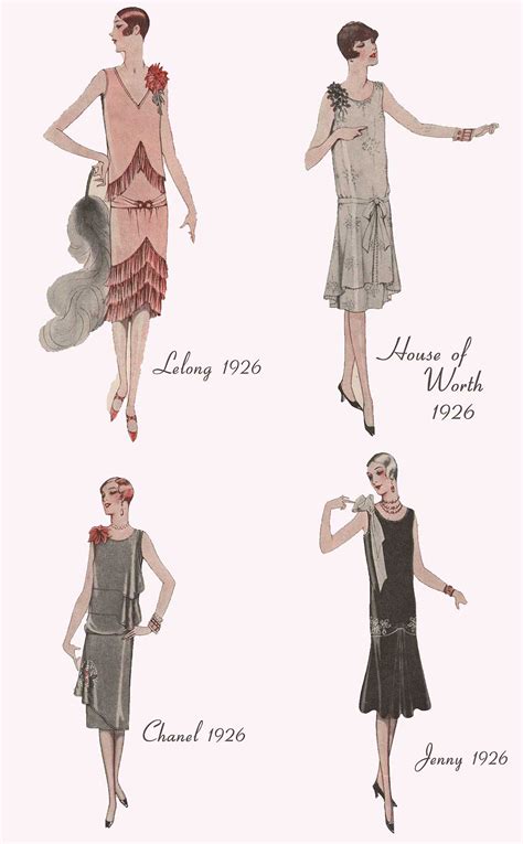 History Of Womens 1920s Fashion 1920 To 1929 Glamour Daze Atelier