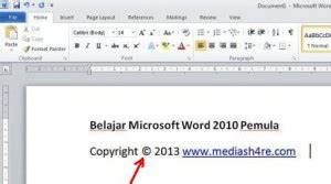 Cara Menyisipkan Simbol Pada Microsoft Word Belajar Office