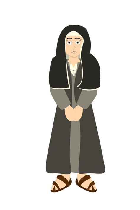 Cartoon Bible Character Mary Magdalene 26795195 Png