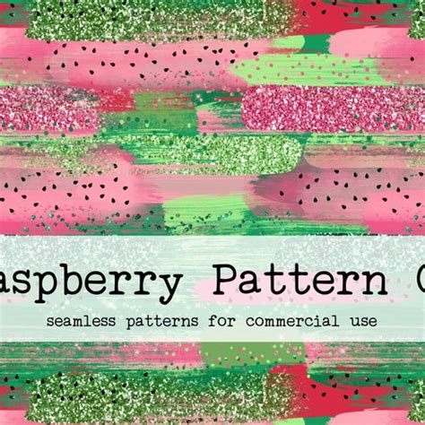 Watermelon Seamless Pattern Commercial Use Summer Seamless Etsy